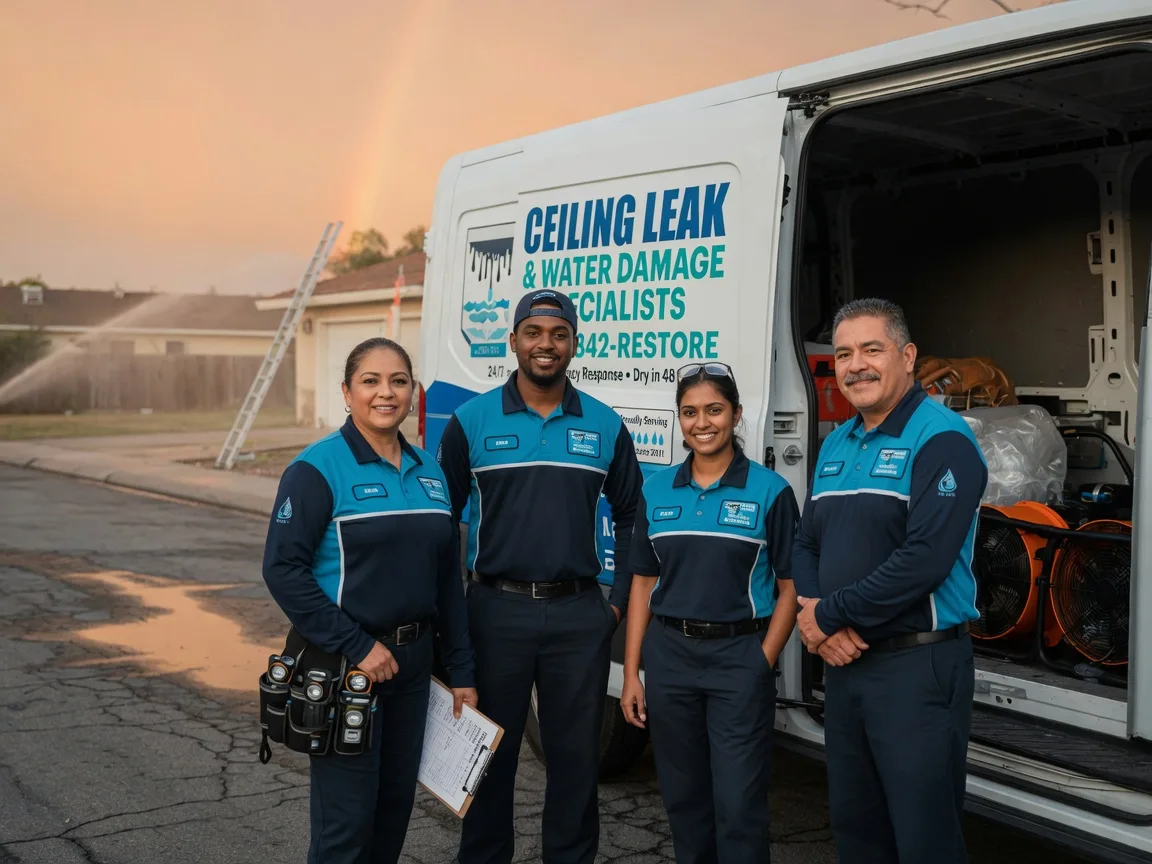 Ceiling Leak Cleanup company in Linn, TX