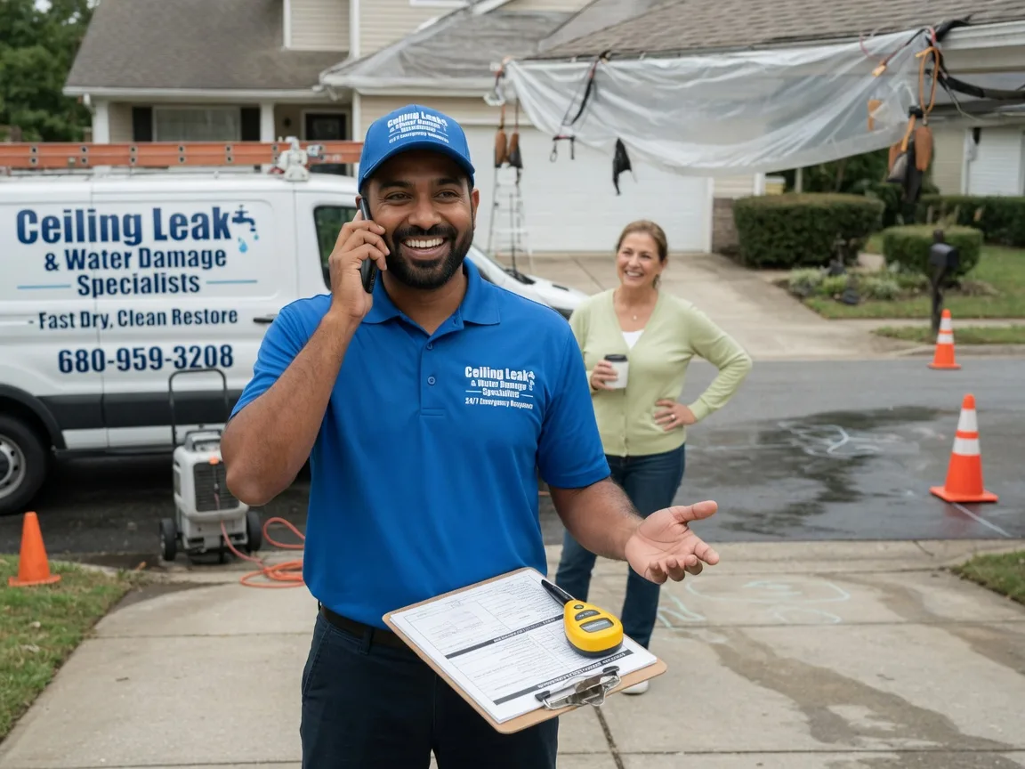 Ceiling Leak Cleanup Linn, TX FAQs